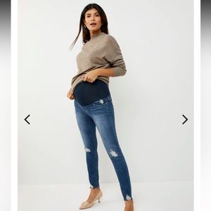 Joe’s Jeans Maternity The Icon Midrise Skinny Crop with Secret Fit Belly 26